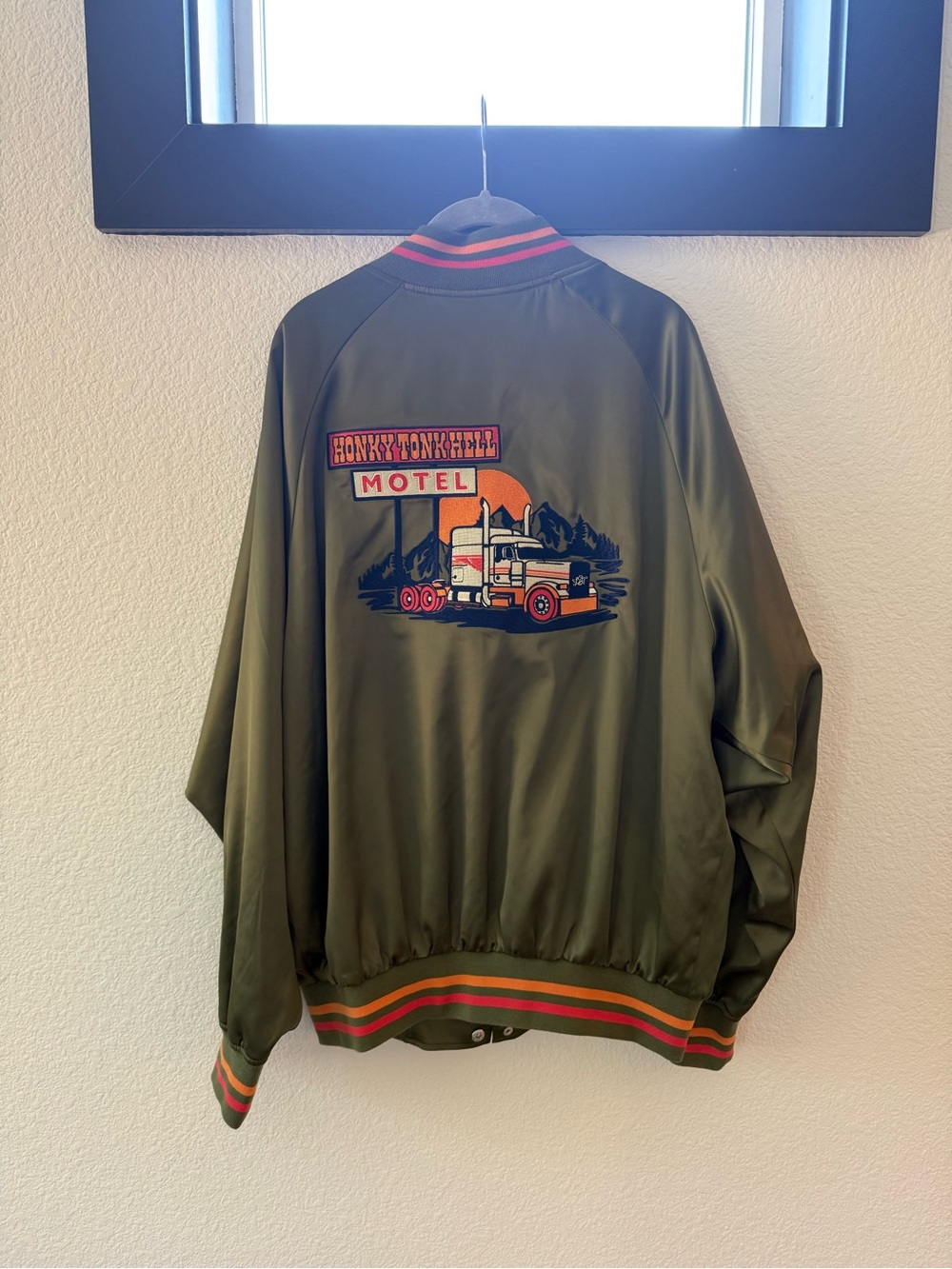 Little Bird Trucking Honky Tonk Hell Bomber Jacket
